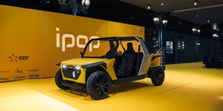 Voiturette électrique française à 4 places : l&rsquo;Ipop 90 coûte 15 000 €, et le nouveau bonus de 2 000 € la ramène à 13 000 €