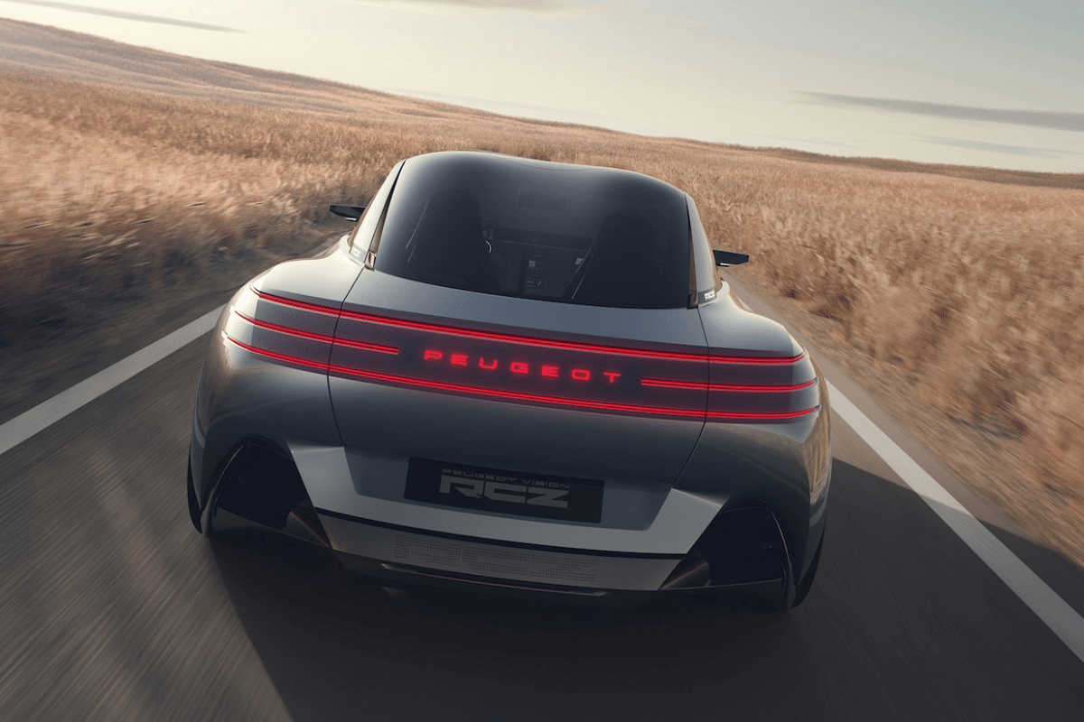 Peugeot RCZ Vision vue arrière
