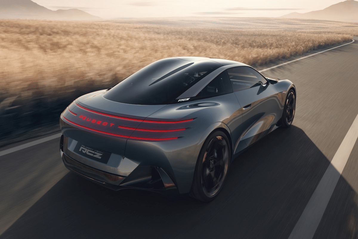 Peugeot RCZ Vision vue de profil