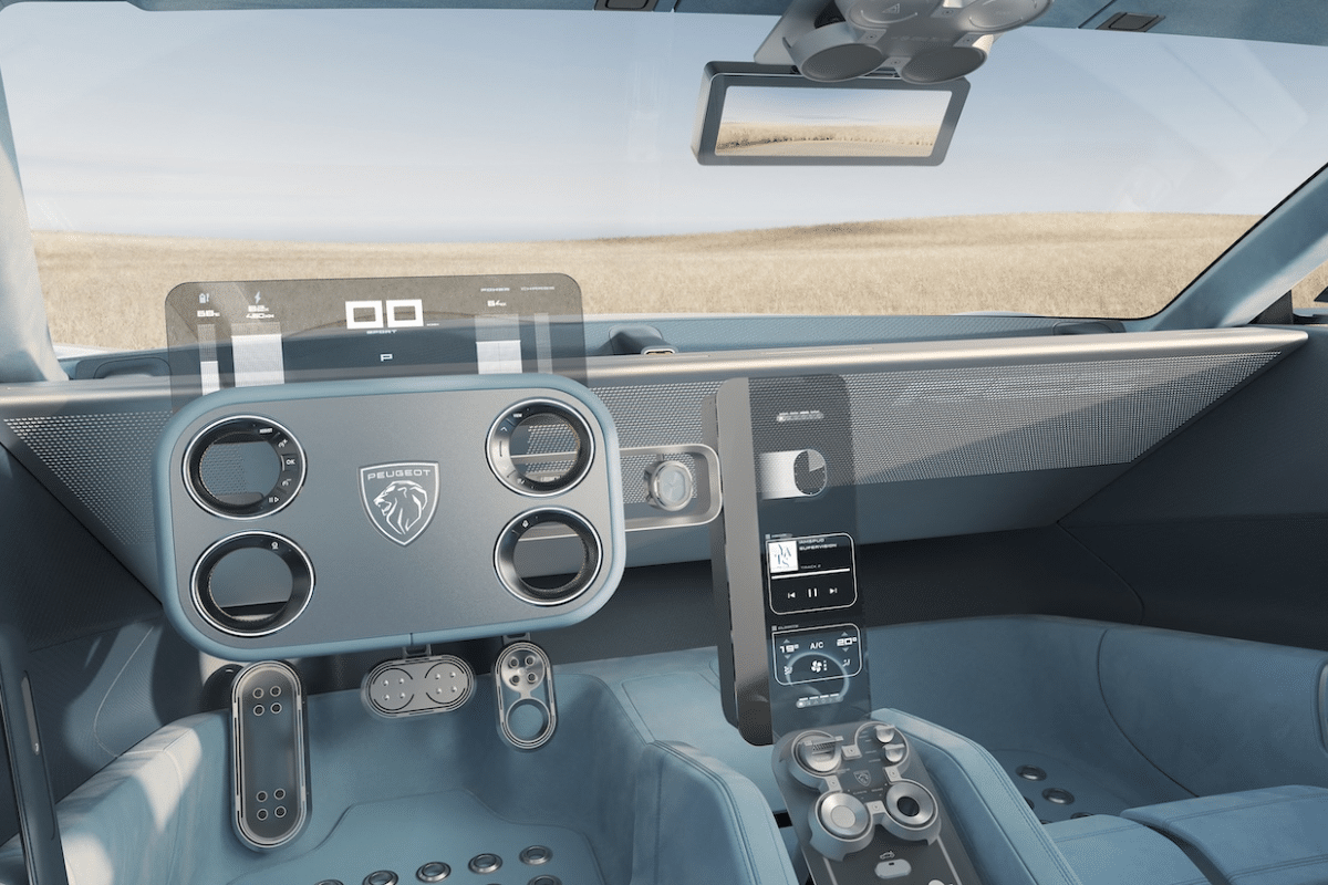 Peugeot RCZ Vision vue du volant