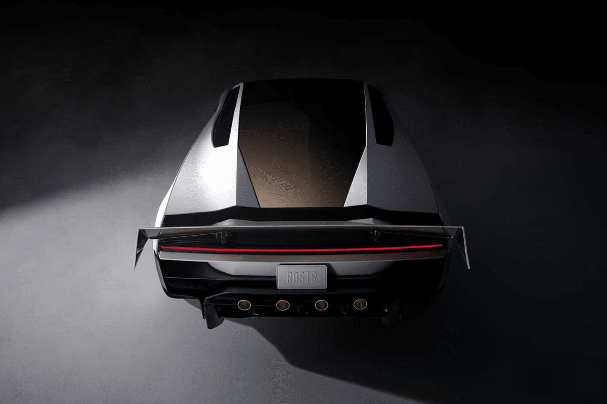 Tesla Roadster vue arrière