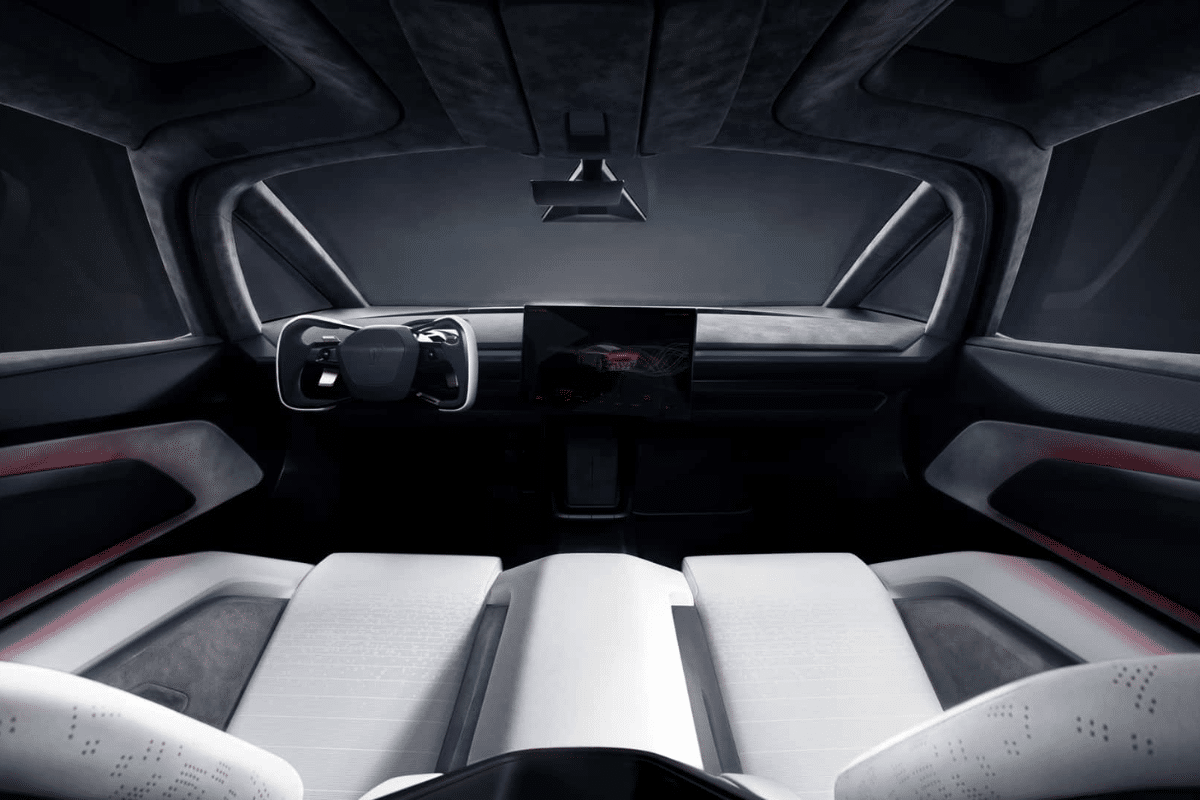 Tesla Roadster vue intérieure