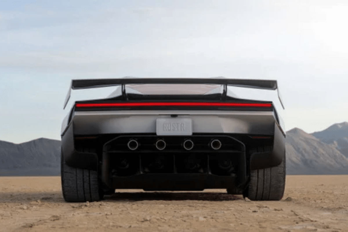 Tesla Roadster vue arrière