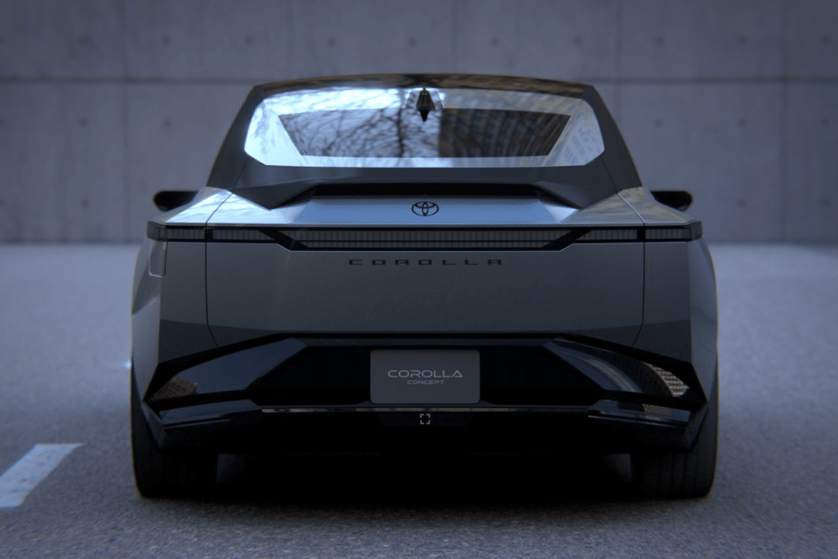 Toyota Le Corolla Concept vue arrière