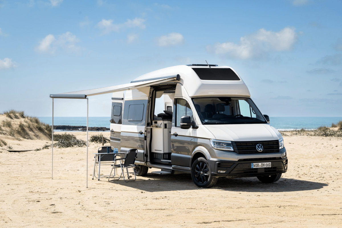 Volkswagen Grand California 2027 vue de face